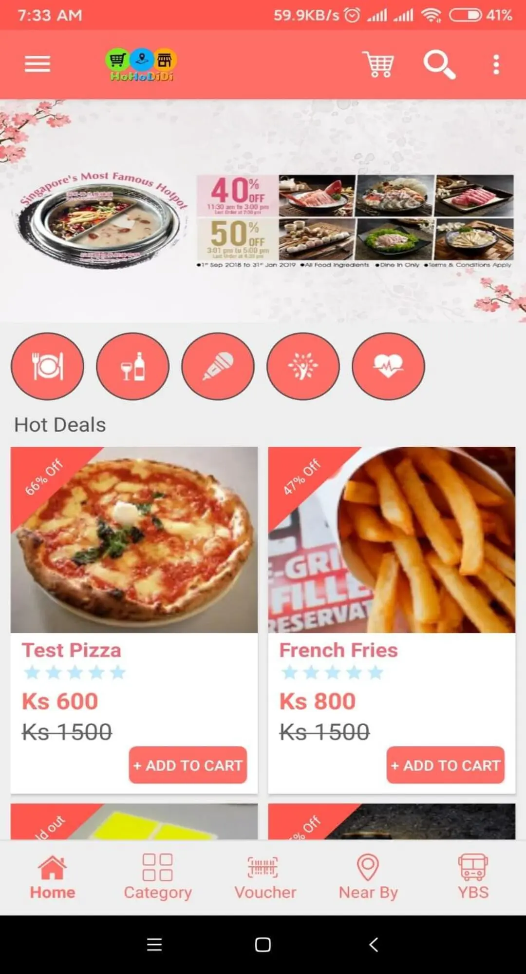 A platform that can use multiple discount from different restaurants