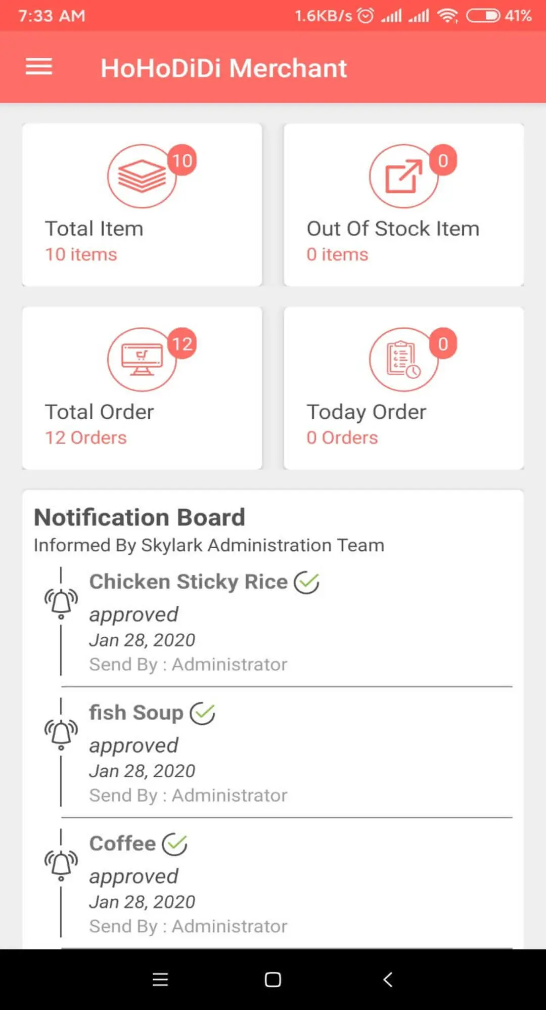 Booking management system from Hohodidi Customer Application