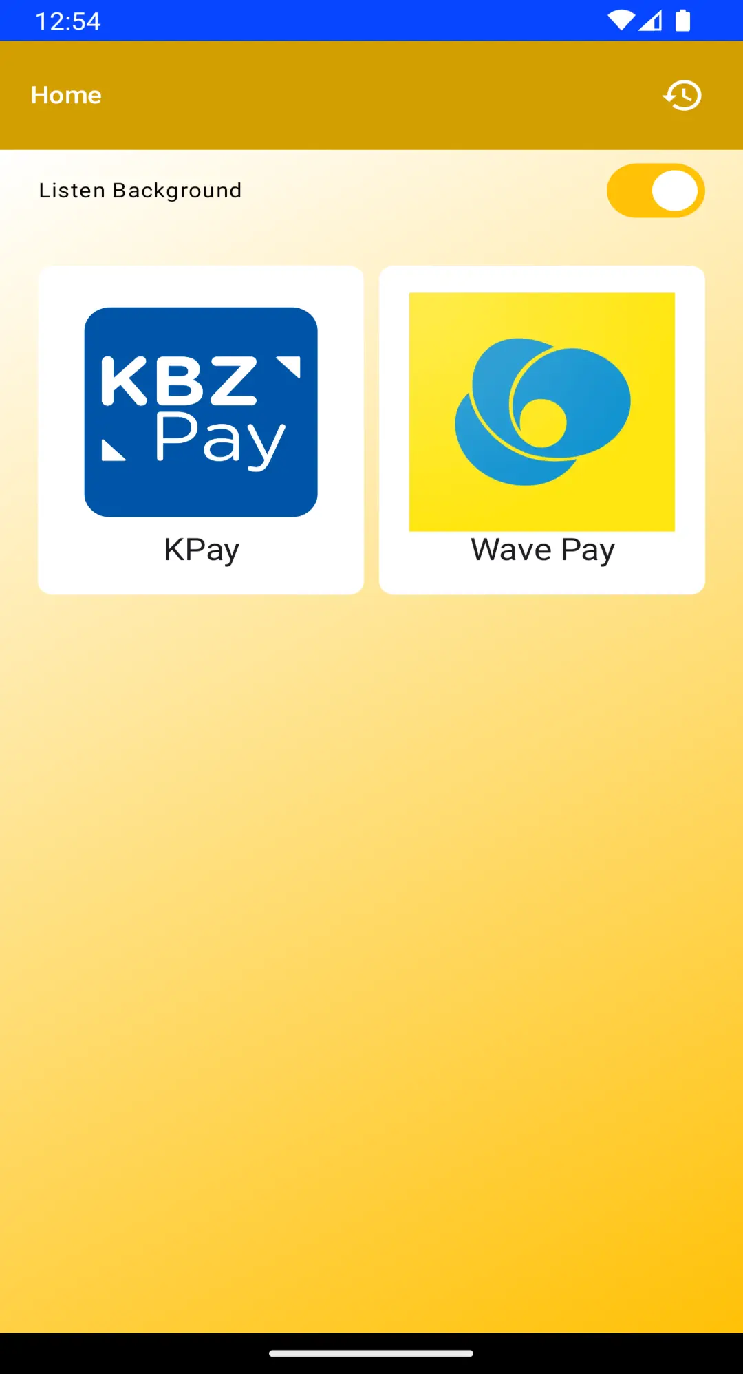 Payment application to make easy transation